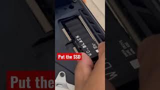 DIY, Tutorial - How to Install WD Black SN850  SSD Game Drive + Heatsink for Your PS5  #ps5 #wdblack