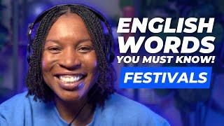 TOPICAL ENGLISH VOCABULARY | ENGLISH WORDS ABOUT CULTURAL EVENTS AND FESTIVALS