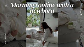 MORNING ROUTINE WITH A NEWBORN - as a first time mum