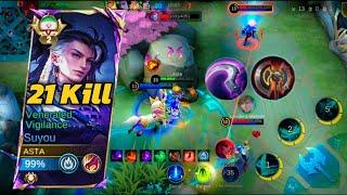 Soyun pro gameplay , soyun is the best assasin in mobile legends , گیم پلی سویون