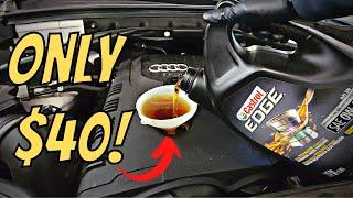 Audi Q5 2.0 Oil Change For Only $40! | DIY