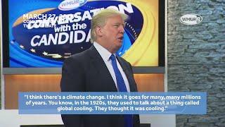 Donald Trump, then and now: Climate change