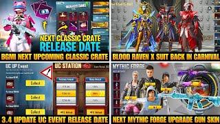  Next Classic Crate Bgmi | Next X Suit Carnival Bgmi | Next Uc Event Bgmi | Next Mythic Forge