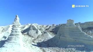 Unique landscapes and historical places in Atyrau region, Kazakhstan