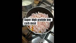 Crazy high protein and almost no carb meal #motivation #bodybuilding #lowcarb #diet #protein ein