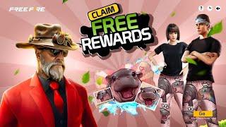 Indonesia server new free rewards &  hippo event full details ff Indonesia server new event today 