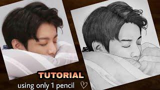 BTS Jungkook Drawing step by step - Drawing Tutorial |  YouCanDraw