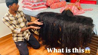 Real Rapunzel is back with new story video || Suman is amazed by Paru’s gigantic longhair!