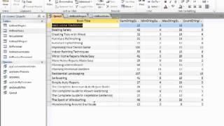 Access 2010: Sorting and Filtering