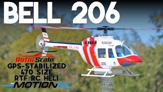 RotorScale Bell 206 Super Scale 470 Size GPS Stabilized Helicopter | Motion RC