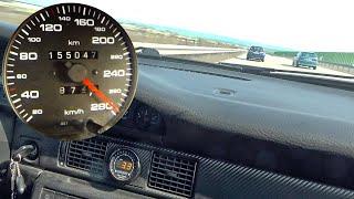 700HP Audi 200 2.2 20V Turbo Quattro - Autobahn Top Speed Run - POV Acceleration