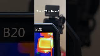 Damn #GoPro Too Hot? Thermal camera imaging on overheated GoPro Hero 10 Back Creator