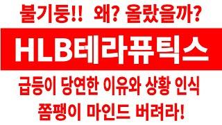HLB테라퓨틱스 주가/불기둥/왜 올랐을까? 당연한 이유와 상황 인식/쫌팽이 마인드 버려라 #HLB테라퓨틱스 #HLB테라퓨틱스 주가 #HLB테라퓨틱스 전망 #HLB테라퓨틱스 주식