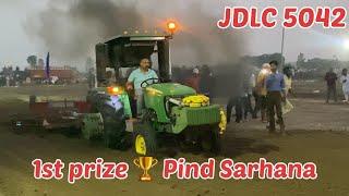  1st prize winner  JDLC WALE 5042D Pind Sarhana Tractor harrow competition 