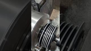 Customizing old motorcycle wheel hub