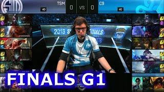 TSM vs Cloud 9 | Game 1 Grand Finals S6 NA LCS Summer 2016 PlayOffs | TSM vs C9 G1 1080p