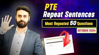 PTE Speaking Repeat Sentence | Real Exam Predictions October 2024 | Vision Language Experts