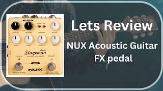 I Tried the New NUX Acoustic Guitar FX pedal!