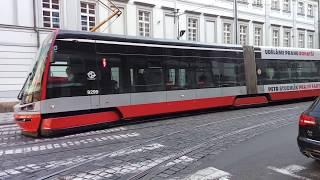 Beautiful Tram of Prague Czech Republic !! Easy public transport