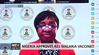 NIGERIA APPROVES R21 MALARIA VACCINE