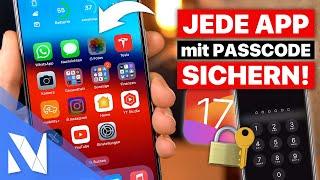 JEDE App KOSTENLOS mit Passwort schützen - NEUE Methode! (iOS 17) | Nils-Hendrik Welk