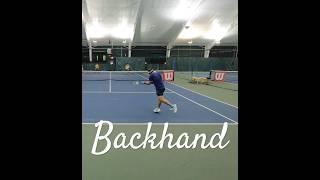 Backhand winner. #njtennis #테니스 #tennis #tennismatch #tennislife #tennisdoubles