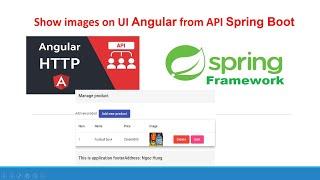 Show images on UI Angular from API Spring Boot