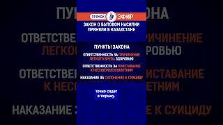 Закон о бытовом насилии приняли в Казахстане