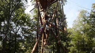 SteppingStones tackles WVUs challenge course