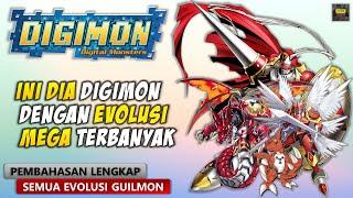 Ini Dia Digimon Dengan Evolusi Mega Terbanyak - BAHAS LENGKAP SEMUA EVOLUSI DARI GUILMON