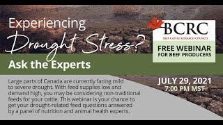 Experiencing Drought Stress? Ask the Experts: Webinar Recording