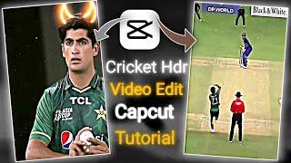 New Hdr Cricket Video Editing || How To Make Hdr Cricket Video Edit Tutorial || Capcut App