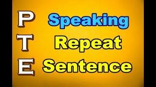 PTE: Repeat sentence practice of speaking section for PTE exam | Pearson Australia