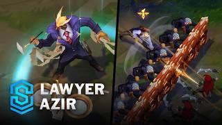 Lawyer Azir Skin Spotlight - Pre-Release - PBE Preview - League of Legends