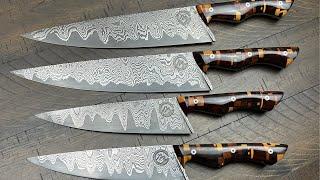 Alaskan Forged Chef Knives - Full Build!