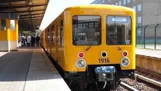 U-Bahn Berlin - EIII Historical Train on the U5 (Sept. 2017) [4K50P]