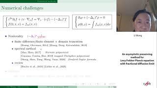 Li Wang: An asymptotic preserving method for Levy Fokker Planck equation with fractional...