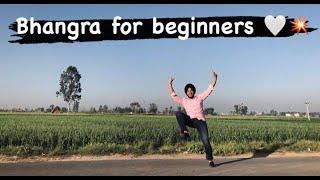 Basic Bhangra steps for Beginers | Diljit Dosanjh | GOAT | Workout Bhangra