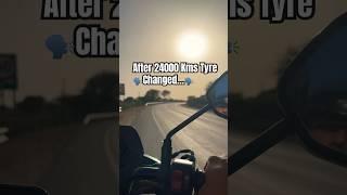 Finally Changed Back Tyre of Sp125 After 24000 Kms, Sp125 Review , #honda #bike #rider #motovlog