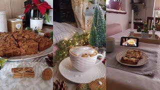 first snow | cozy day at home | winter day