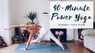 40-MINUTE POWER YOGA | Intermediate Level | CAT MEFFAN