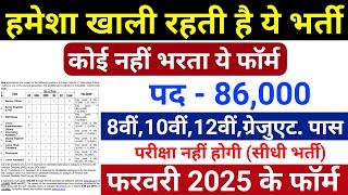 भारत सरकार मुद्दतो बाद नई भर्ती | Top 5 Government Job February 2025 | New Vacancy 2025 | Top 5