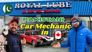 From Karachi To Canada  | A day With a Car Mechanic In Canada |