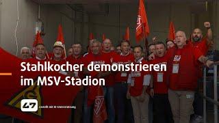 STUDIO 47 .live | STAHLKOCHER DEMONSTRIEREN IM MSV-STADION