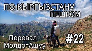 22. По Кыргызстану пешком. От озера Сон-Куль спуск через перевал Молдо-Ашуу