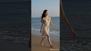 Sunlit Elegance: Stunning Women in Beachside Moments