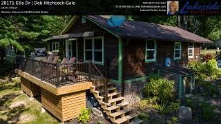 Webster, Wisconsin Waterfront Cabin for Sale | 28171 Ellis Dr | Deb Hitchcock-Gale