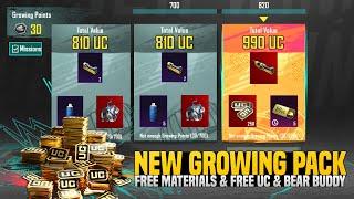 Free Materials 250 UC Return ? New Growing Pack Event | New Bear Buddy Release Date | PUBGM