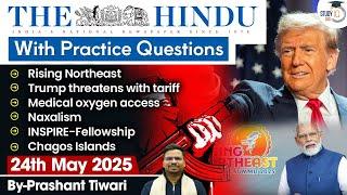 The Hindu Analysis | 24th May 2025 | The Hindu NewsPaper Today With Practice Questions
