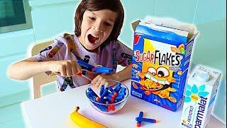 Nerf Breakfast Cereal Battle